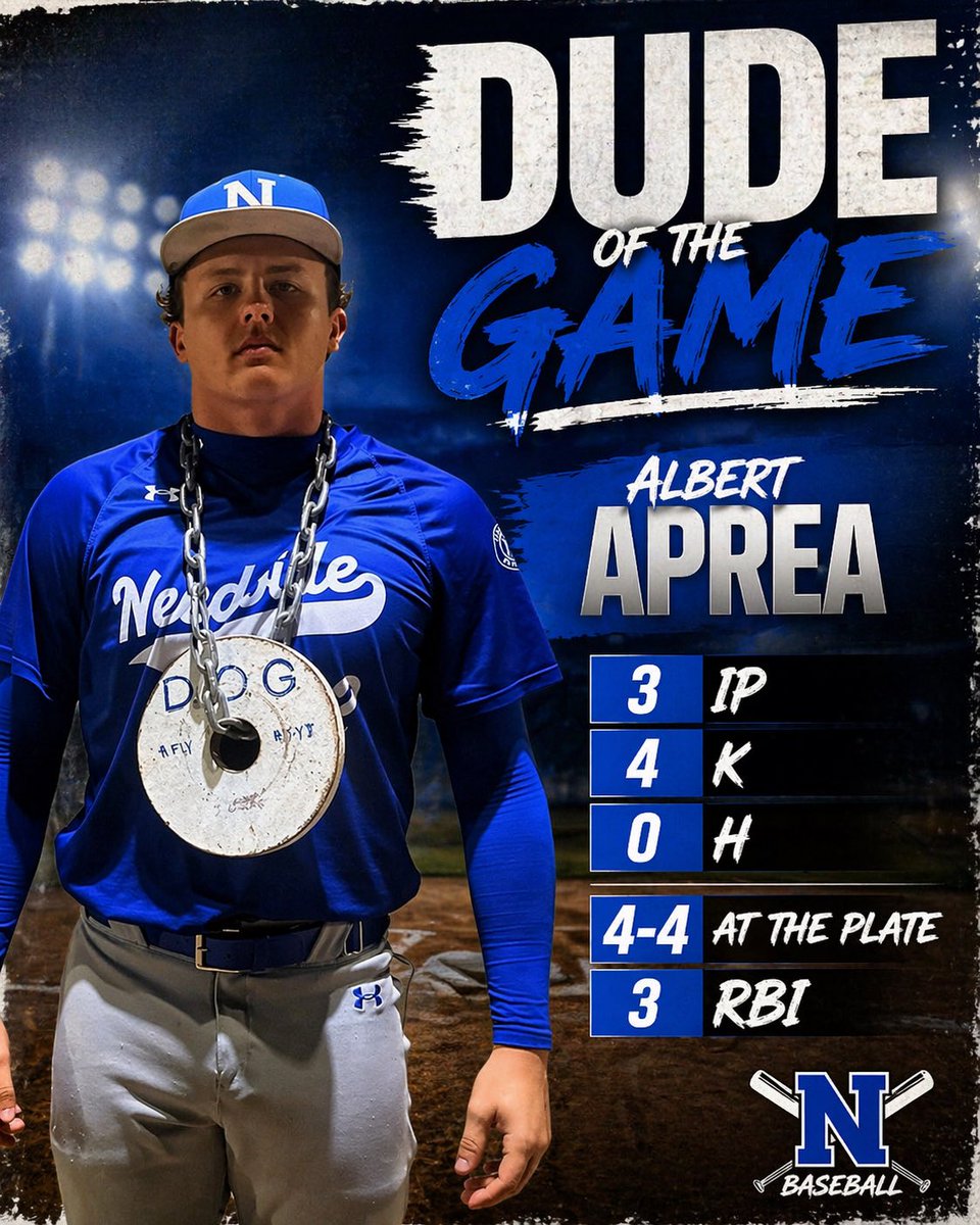 JaysHardBall's tweet image. Heck of a job by this Dude! @AlbertAprea2026 delivered an all around performance against Sweeny in a 13-0 victory! Keep grinding kid!  @NeedvilleA @NeedvilleABC
