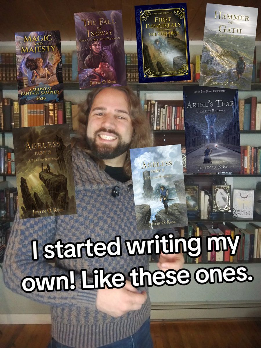 Justin Rose | Fantasy Author tweet media