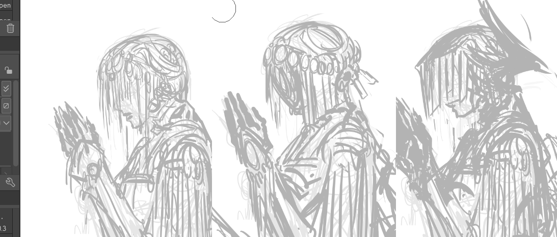 04sin's tweet photo. WIP. 想畫民族風但選擇困難症發作. _( : 3 」∠)_ https://t.co/epBjNtq2tO