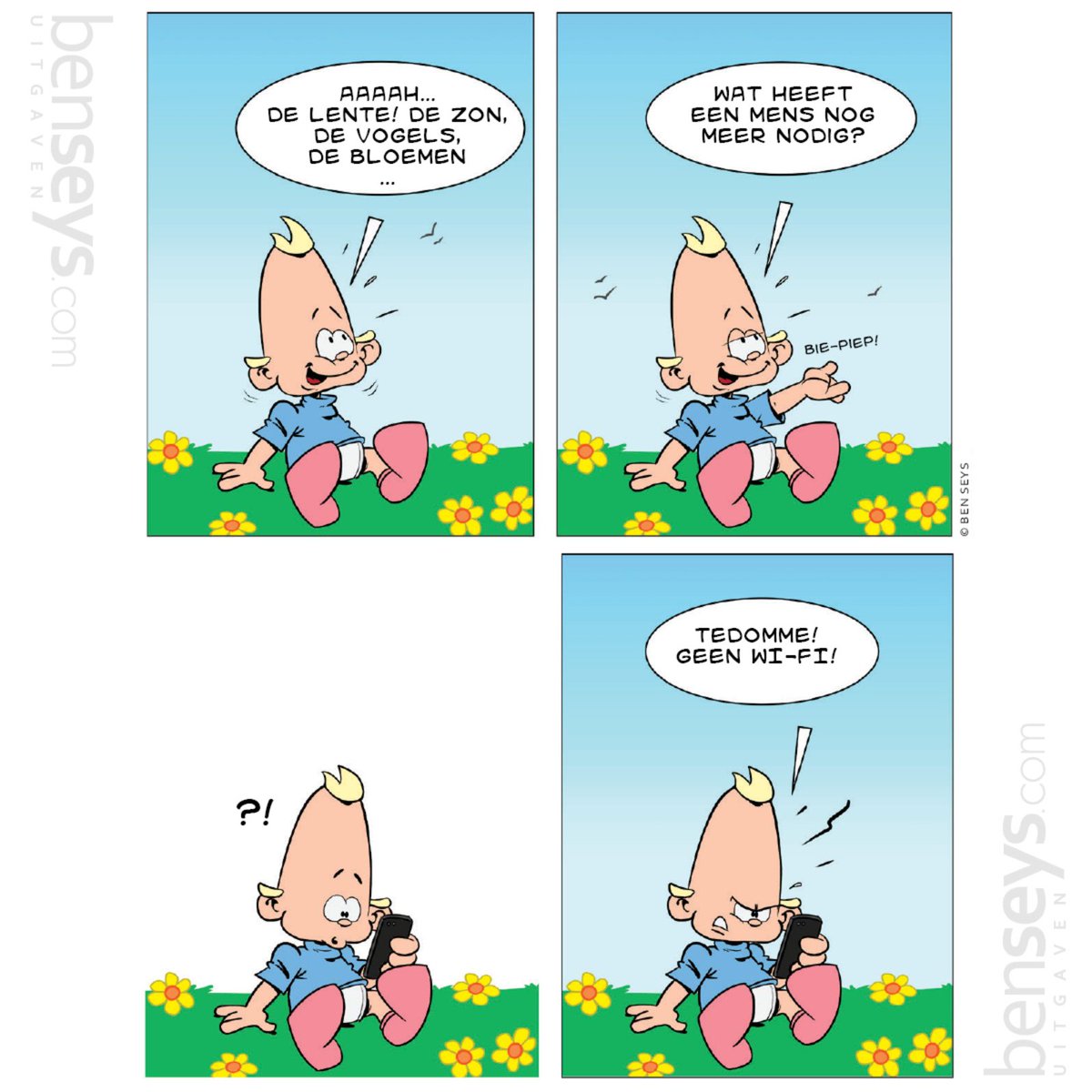 benseys's tweet image. Nieuwe Wieger-gag! 

Het 40-jarige jubileumalbum is nu verkrijgbaar in de betere boekhandels! Mis deze unieke collectie niet.

Strip of illustratie op maat nodig? 
Neem contact op via info@benseys.com.

#wieger #gag #strip #humor #benseys #jubileum #nieuw #boekhandel