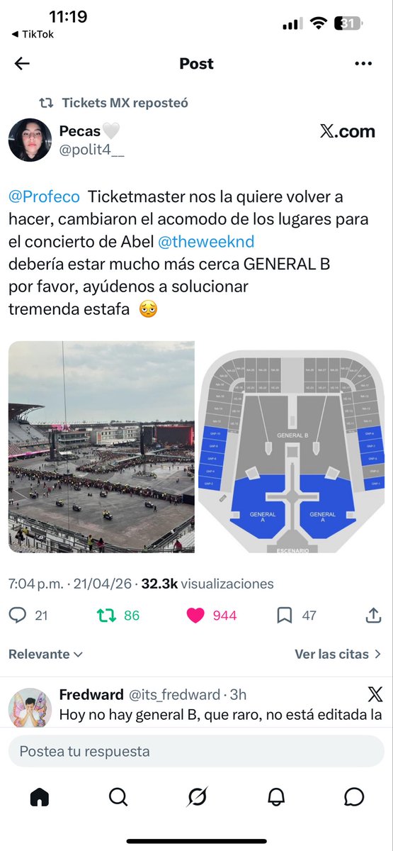 emmyrezor's tweet photo. @ticketelhamster Por favor repostea lo que hicieron con general B!!! @mx_tickets @Ticketmaster_Me https://t.co/Sg3WWZqyXT