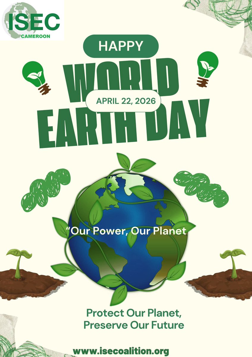 Happy Earth Day 🌍💚

Our Power, Our Planet.

Every action counts, and every voice matters. Together, we all have the power to protect our planet and build a more sustainable future.

#WorldEarthday2026 #Action