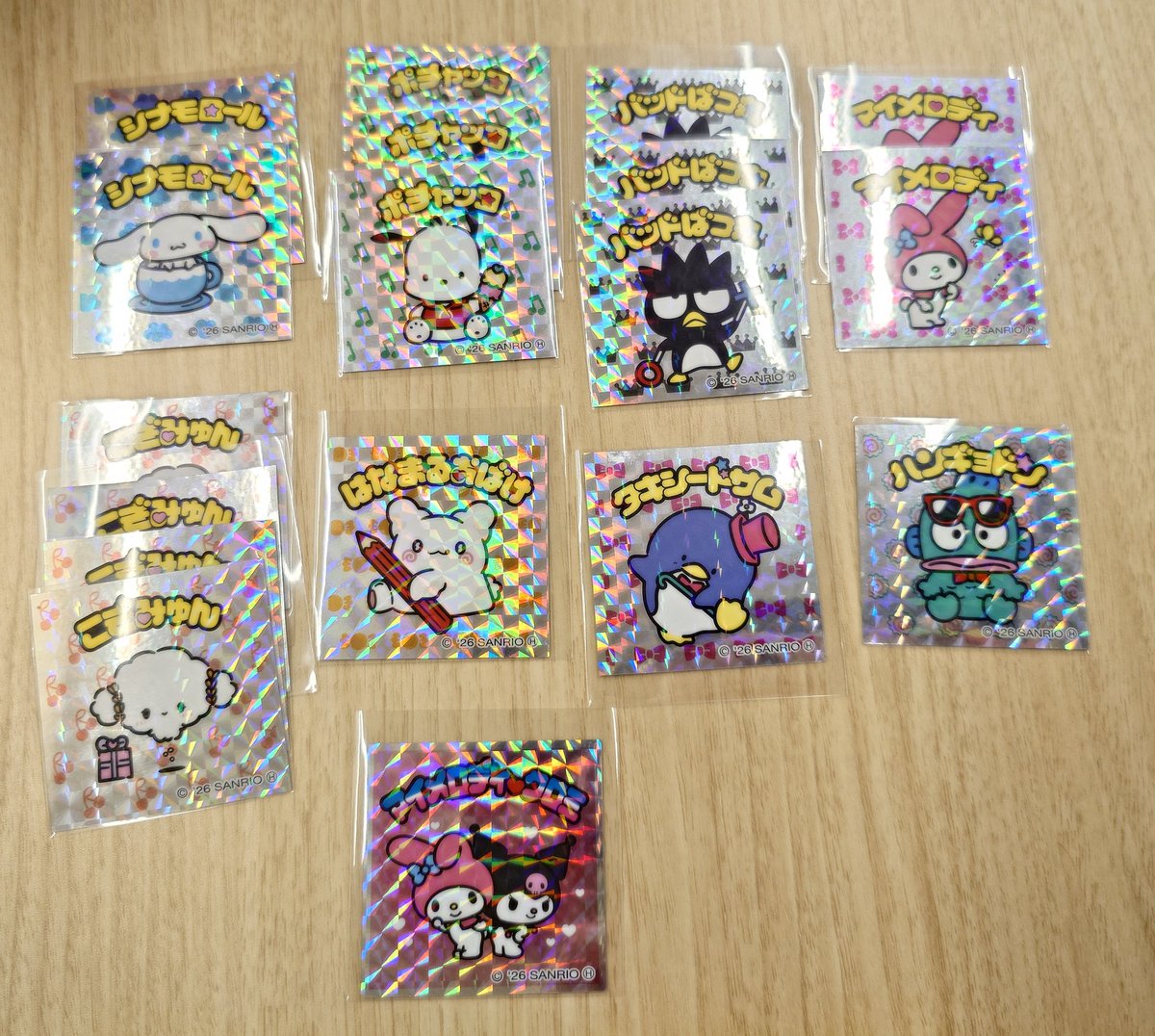 【交換】サンリオキャラクターズマン ビックリマンチョコ 　サンリオ

譲:画像1枚目
求:クロミ、メル、キティ、キティ&amp;ダニエル×2
メロクロはキティダニとの交換のみ

4/26.27、5月ピューロ、都内手渡し又は郵送希望
郵送はお纏めの方のみ
お気軽にお声がけください☺️
