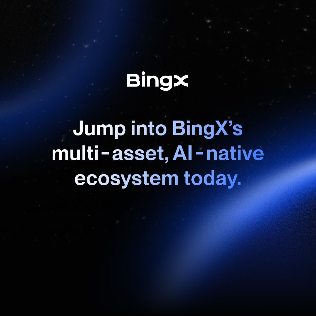BingXOfficial's tweet photo. Built step by step.

From TradFi to AI, BingX is shaping a more connected trading ecosystem.

Here’s how Q1 2026 played out ↓