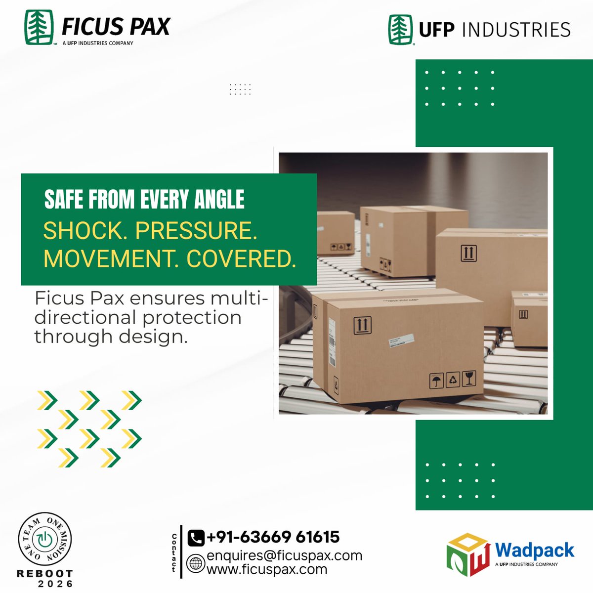 Ficus_Pax's tweet image. 📦 SAFE FROM EVERY ANGLE

Shock? Covered.
Pressure? Handled.
Movement? Controlled.

⚡ Built for heavy-duty performance

📞 wa.me/+916366961615
📧 enquires@ficuspax.com
🌐 ficuspax.com

#PackagingSolutions #SafePackaging #SupplyChain #Logistics #BusinessGrowth