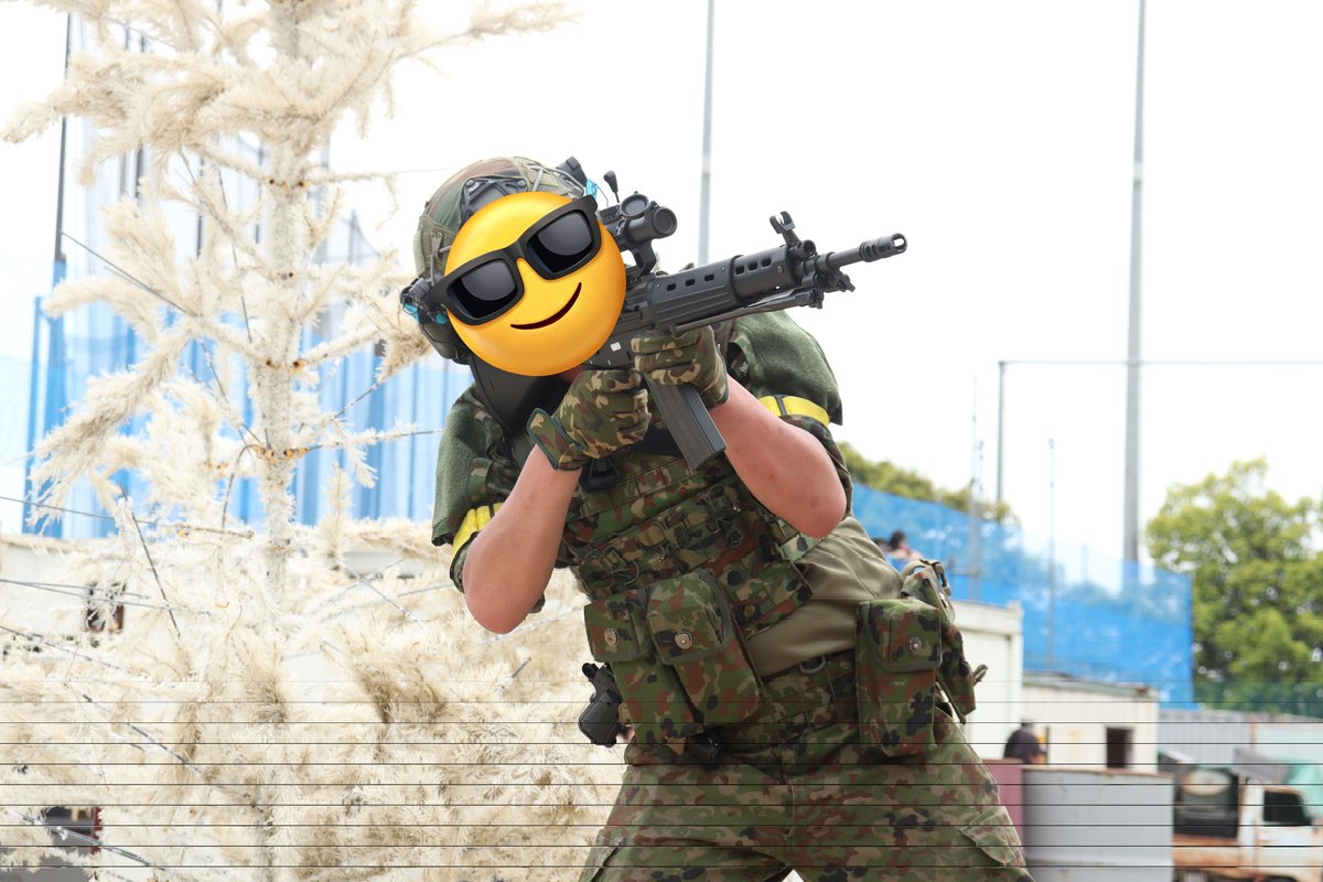 aodeshi_blue's tweet image. 先週日曜日はCRAへ！陸自装備が自分一人だけし装備暑かったけど楽しかった！！
#CRA