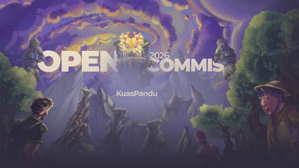 kuaspandu's tweet photo. "Commissions are officially open! ✨ I’m excited to take on new projects and bring your visions to life through my lens of stylized realism. Check out my full updated portfolio on Behance via the link in my bio. For inquiries, feel free to contact or email me!" https://t.co/WZNpgG5Mdu