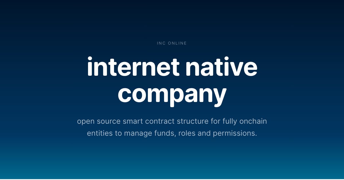 Internet Native Company tweet media