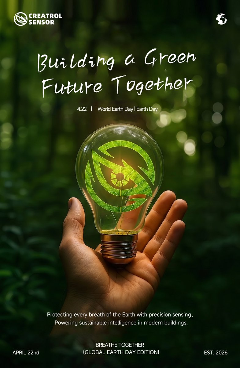 TechCool10's tweet photo. Every breath matters. 🍃
Beyond Sensing for a sustainable future.
#WorldEarthDay #SeamlessIntelligence #CreatrolSensor https://t.co/usrtb4vTqC