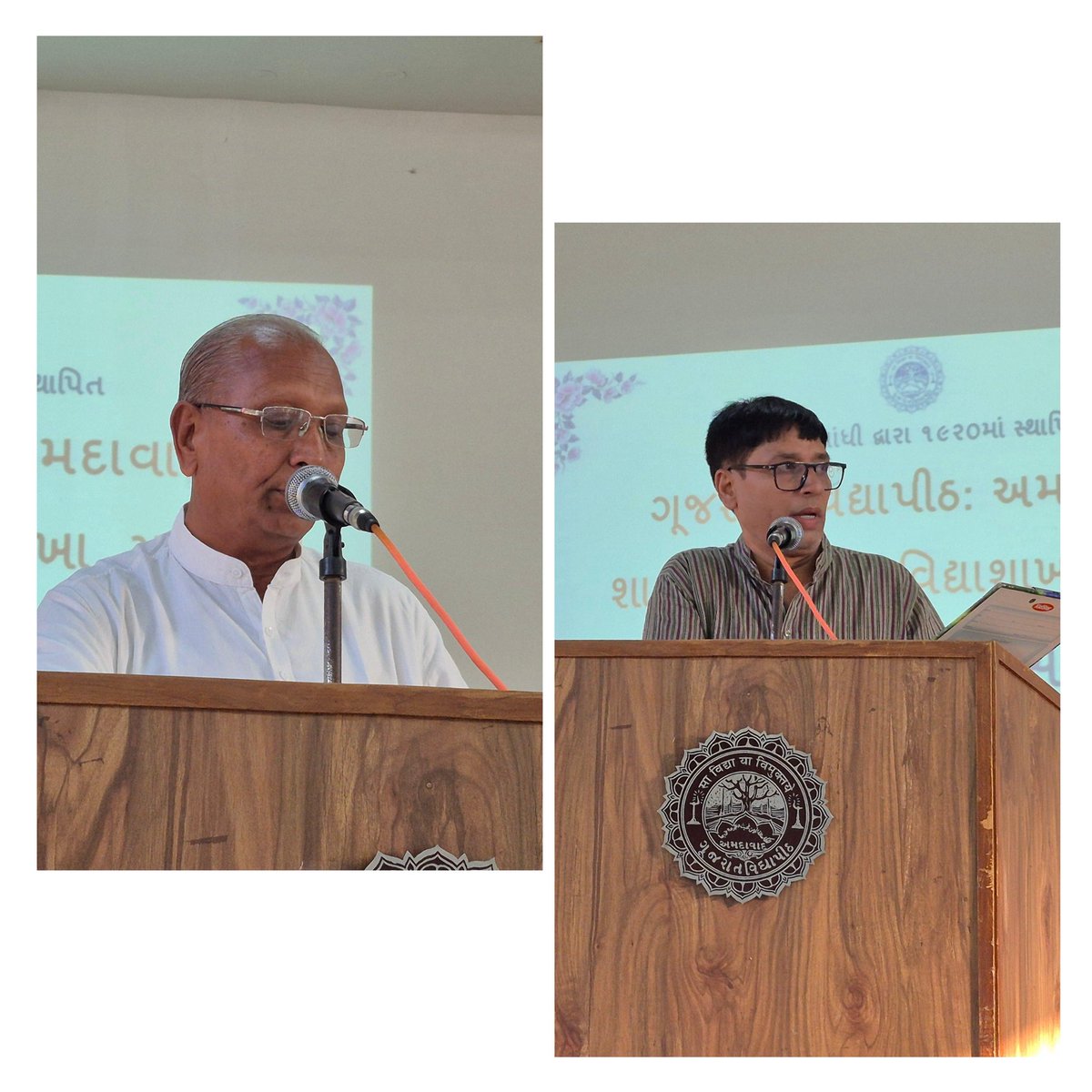 gvp1920's tweet image. શારીરિક શિક્ષણ વિદ્યાશાખા, સાદરામાં માનનીય કુલપતિશ્રી ડૉ. હર્ષદ પટેલની પ્રેરક ઉપસ્થિતિમાં સત્રાંત દિવસની ઉજવણી કરવામાં આવી.

વિદ્યાર્થીઓને અભિનંદન અને ઉજ્જવળ ભવિષ્યની શુભેચ્છાઓ! 💐

#StudentAwards #GujaratVidyapith #Farewell2026 #PhysicalEducation #NewBeginnings