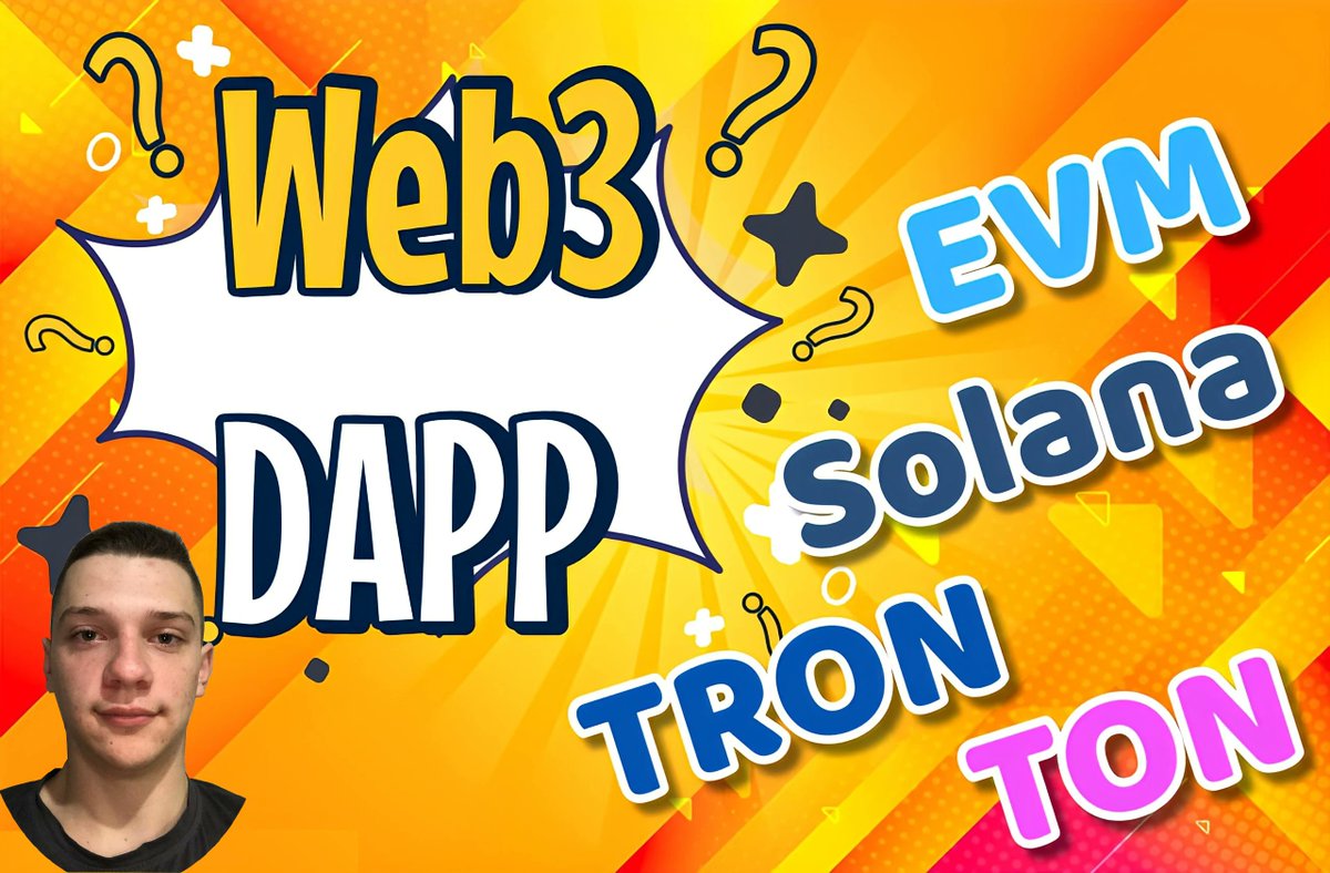 ruposhamin's tweet image. Build Dex web3 dapp defi, bot on Evm, solana, sui, ton, xrp, Tron with AI by Blockchain Developer!
Check the service details for order!
Connect here: go.fiverr.com/visit/?bta=148…

#Web3 #EVM #DApps #Solana #TRON #TON #DEX #DeFi #NFTmarketplace #NFT #Blockchain #smartcontarct #Bot