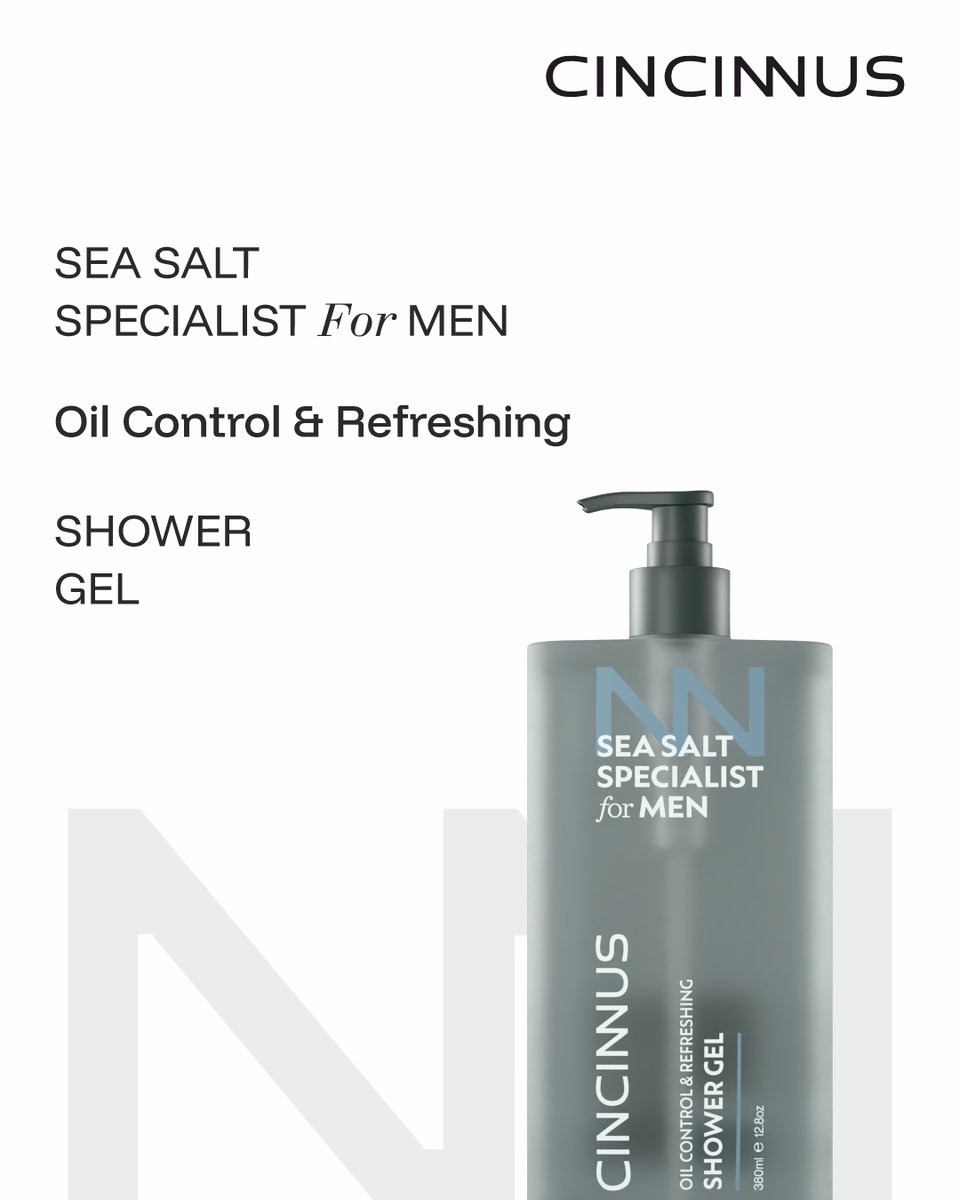 cincinnuscare's tweet photo. Freshness that actually lasts.

Oil control. Clean skin. Zero dryness.
Sea Salt Specialist Shower Gel for Men.

Shop now → https://t.co/U2rKeMzEsp

#MensCare #FreshStart #Cincinnus https://t.co/twDKALOZVq