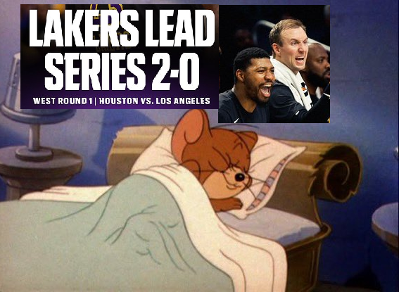 LakersFFS's tweet photo. @Lakers Marcus 🤝 Luke  🫡  Lakers in 5 https://t.co/J4dvIZDYoI