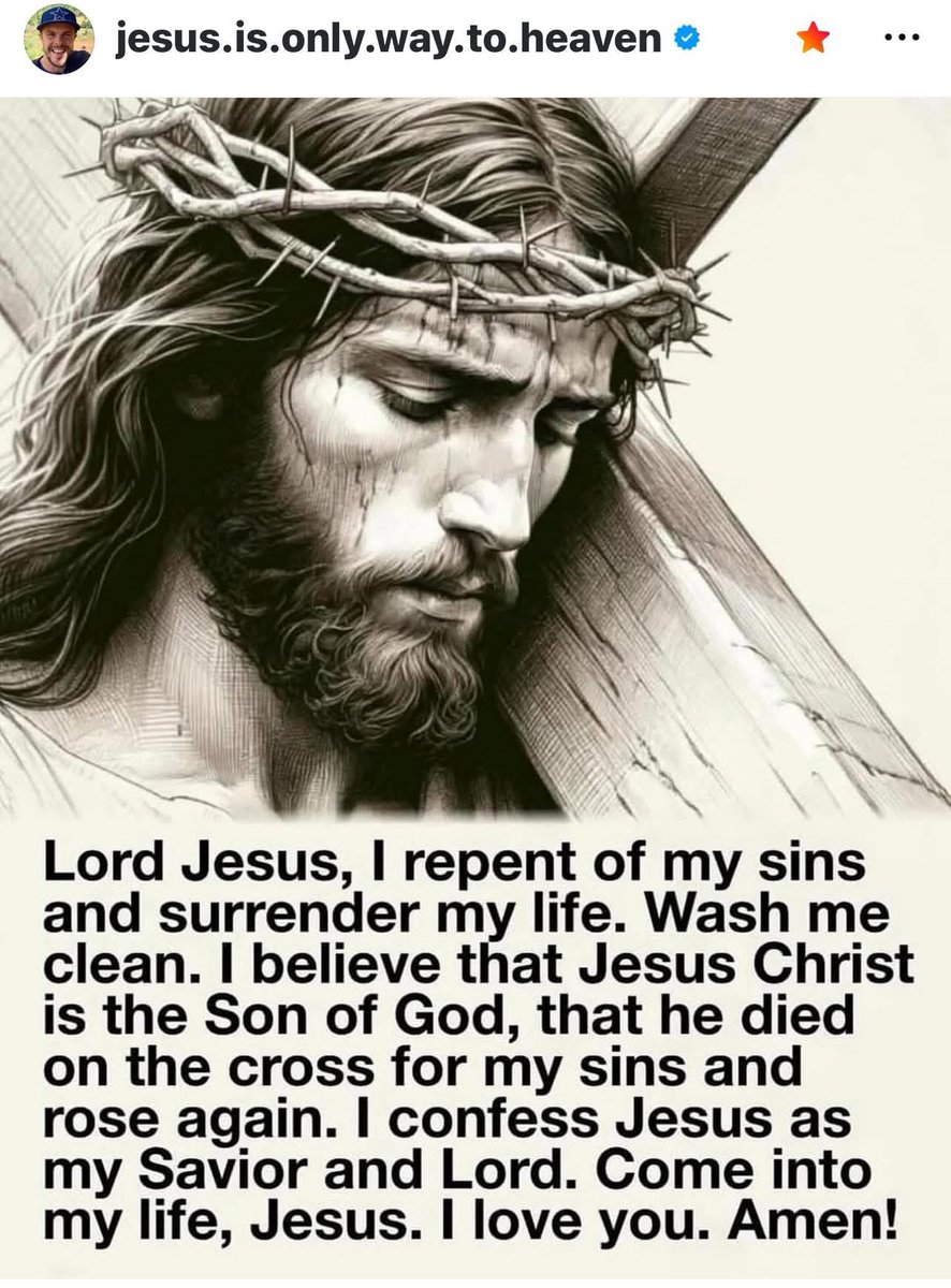 I prayed this prayer over fifty years ago and it was the best decision that I’ve ever made.🙌