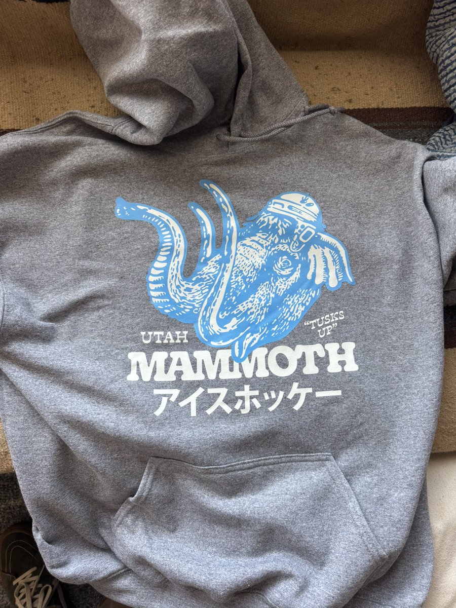 segoviejo's tweet photo. @RyanQualtrics I would love to go because I made this vintage Japanese Yamamoto inspired hoodie. lol 🦣🦣 https://t.co/ogyTt01C0I