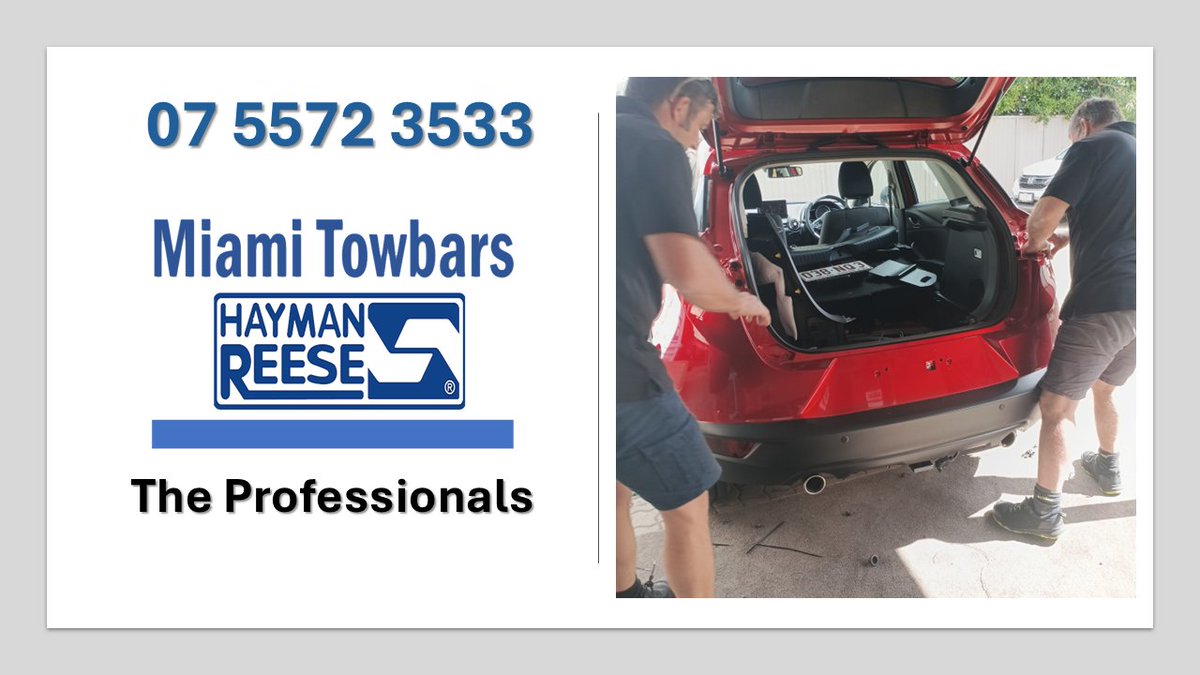Miamitowbars's tweet photo. Miami Towbars specialise in all Hayman Reese products which include weight distribution systems, electric brake controllers, Anderson connectors, sway control towing solutions. Our specialised staff will advise you of the correct system for vehicle. https://t.co/dm5eBdzOl1