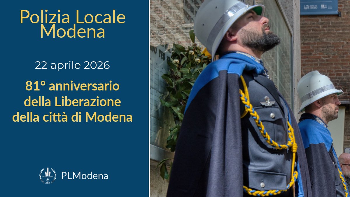 Polizia Locale Modena tweet media
