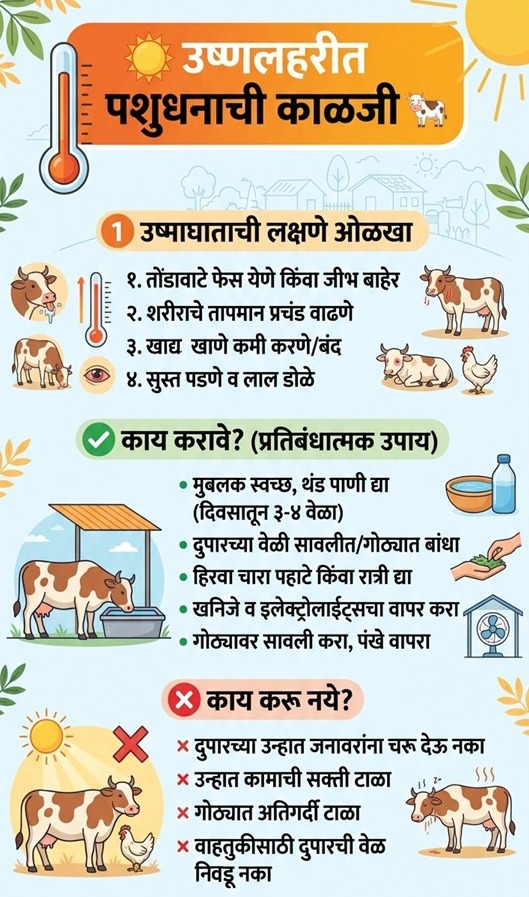InfoDhule's tweet image. उष्णलहरीत पशुधनाची अशी घ्या काळजी...

@Indiametdept
@NDRFHQ
@meedhulekar
#HeatwaveAlert 
#StaySafe 
#SummerTips