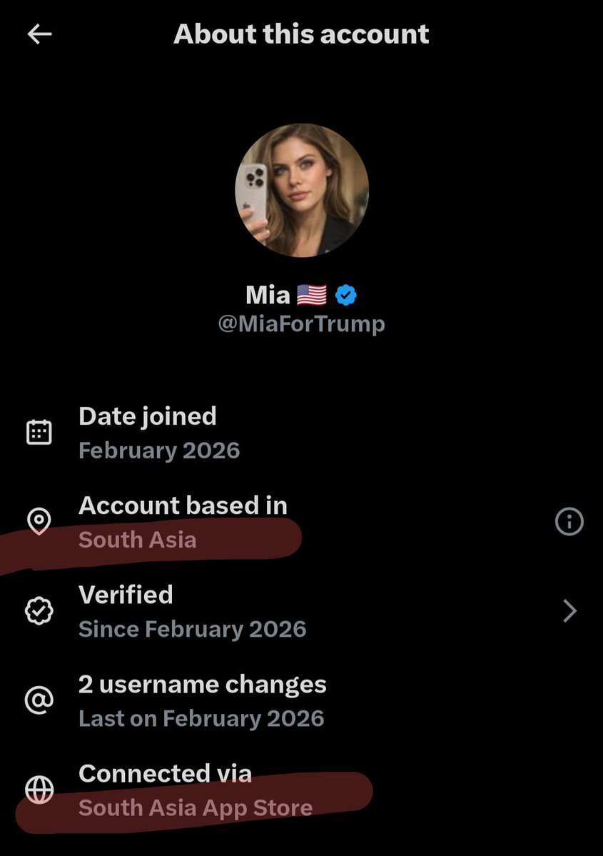 💥💥Fake profile/Scammer💥💥
I have a LOT of mutuals who follow this profile. I've tagged them below. Acct since Feb2026 &amp; has 9k+ followers.🤬 
💥Report💥Block💥Share💥
@ MiaForTrump
x.com/MiaForTrump