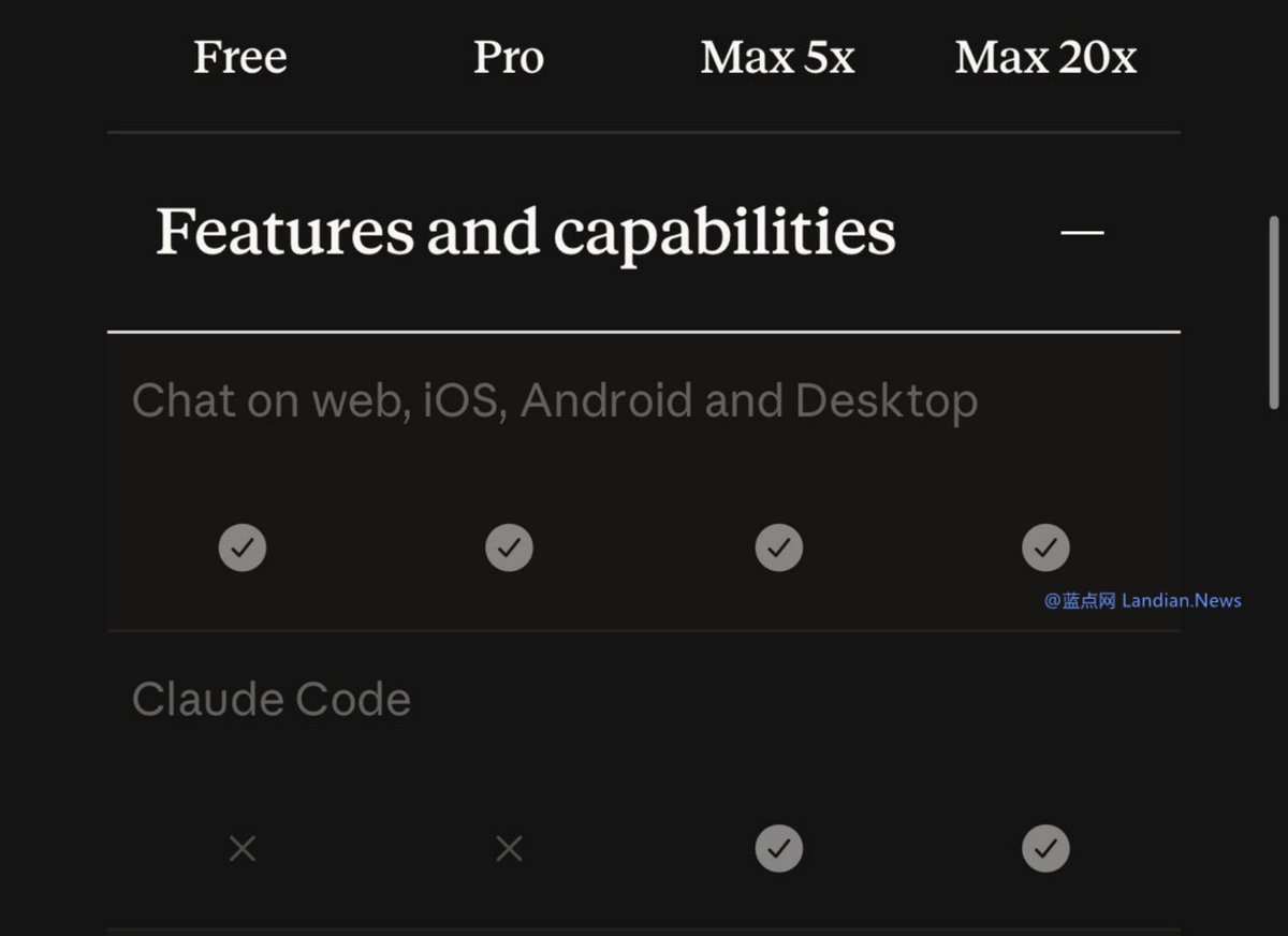 landiantech's tweet image. 💥💥💥Claude Pro 订阅可能会取消 #ClaudeCode 使用权，现有订阅用户暂时不受任何影响。

A 社目前正在悄咪咪测试将 Claude Code 权益从 #Claude Pro 中删除，大约有 2% 准备新开通 Pro 订阅的用户会注意到 CC 权限被删除，A 社称这是小范围测试。

查看详情：ourl.co/112778