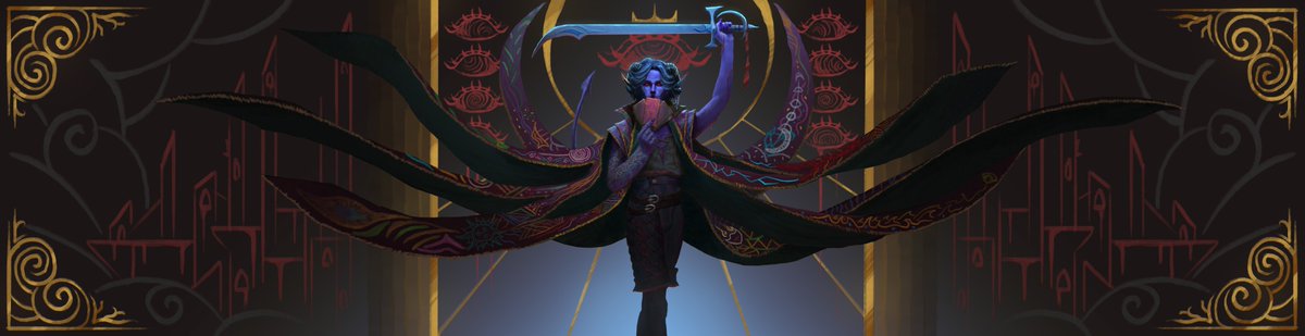 Tartan_Kiwi's tweet image. Can finally post this. I painted A Mollymauk DM screen! &amp;lt;3 expand the full body pic to see the full screen! Aw, this was so fun to doooo &amp;lt;3 &amp;lt;3

#criticalrole #mollymauk #dnd #tiefling #criticalrolefanart @executivegoth @matthewmercer @CriticalRole