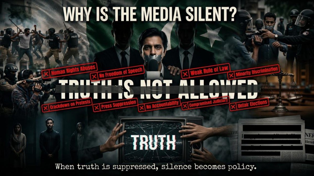 Rudrasingh54_'s tweet photo. Media environment constraints in Pakistan are linked to concerns over free expression and institutional accountability #PakBehindPahalgam https://t.co/rYTnBnlgwV