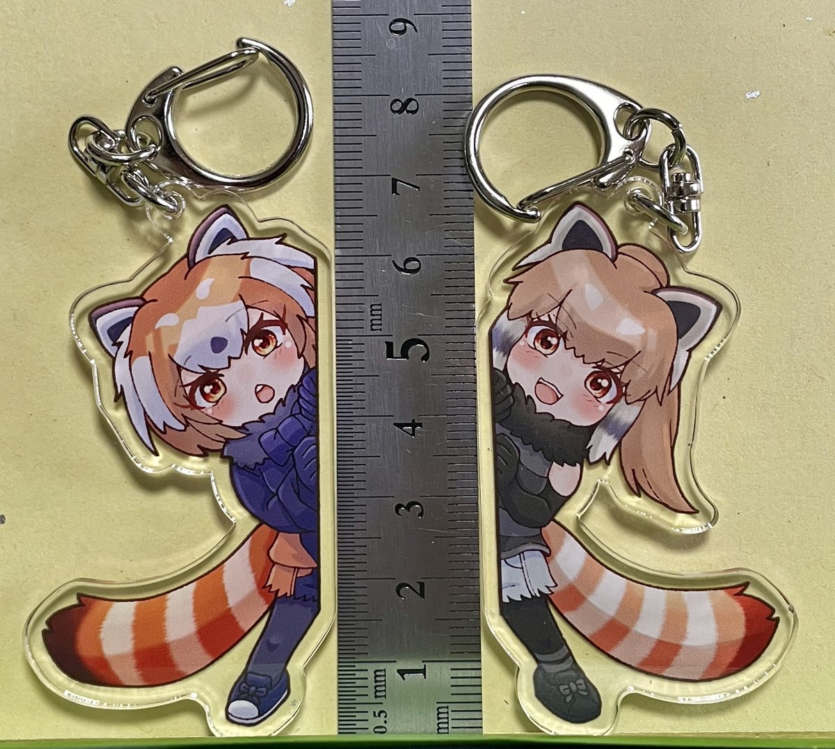 フレチ新作のパンダがチラりアクキー届いた!!
大きさも色味の違いも良い感じなのでは 