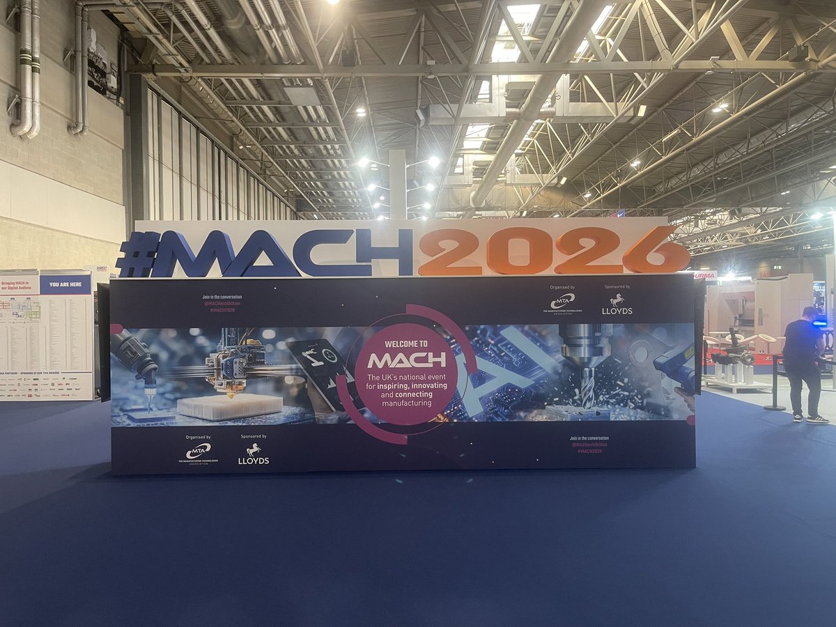 RSSMinworth's tweet image. 😎 Day 3 #MACH2026 at the #NEC #birmingham @MACHexhibition Hall 6-492