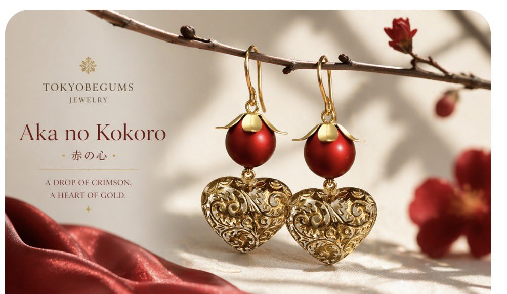 TokyoBegums's tweet photo. Aka no Kokoro
赤の心

A drop of crimson,
a heart of gold.

#アクセサリー #バンドメイド #ハンドメイドアクセサリー https://t.co/B9CaBynb32
