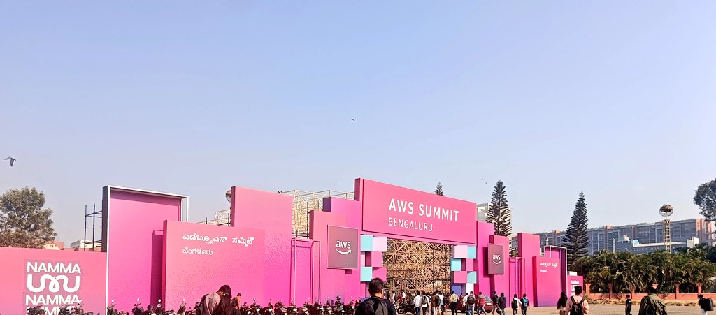 rumitastic's tweet photo. At the @awscloud Summit Bengaluru 2026. Back again to days packed with insights, innovation and inspiring demos 👏

#AWSSUMMIT2026 https://t.co/3lYrIjDru6