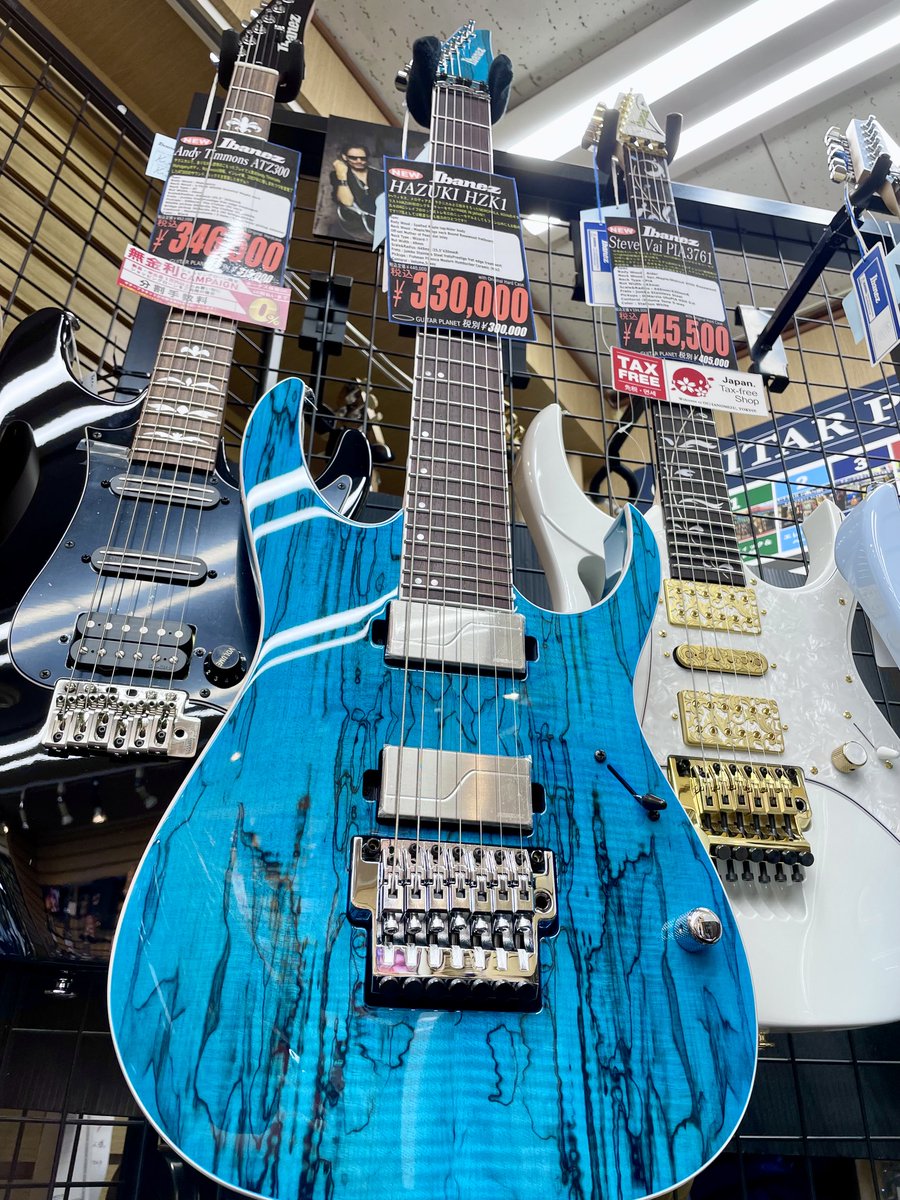 electric_gp's tweet image. 約半年ぶりに店頭にもIBANEZ HZK1が入荷！
左右の杢目のバランスも良く、フレイムの出方も良い個体です！
既に販売可能ですのでお探しだった方は是非この機会をお見逃しなく！
近日商品ページも掲載予定！

#Ibanez #ギター #多弦 #7弦 #KOIAI #NEMOPHILA #葉月 #Metal #メタル #杢目
