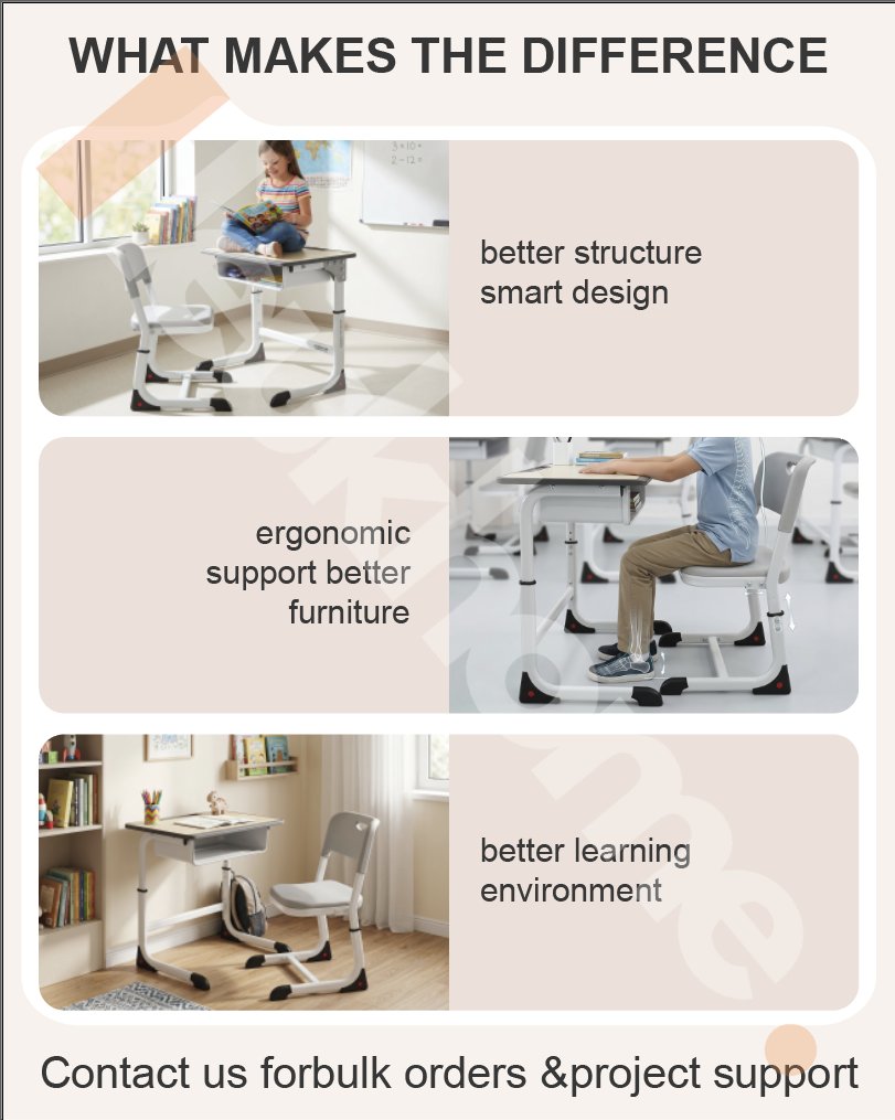 TeaenL93168's tweet image. School Furniture: What Makes the Difference?✏️
Quality furniture for better learning.
Ergonomic &amp;amp; smart layout for comfort &amp;amp; efficiency.✨
Effective, Organized, Comfortable classrooms.
🌐 leukhome.com 
#Leukhome #SchoolFurniture #ClassroomDesign #BeforeAfter