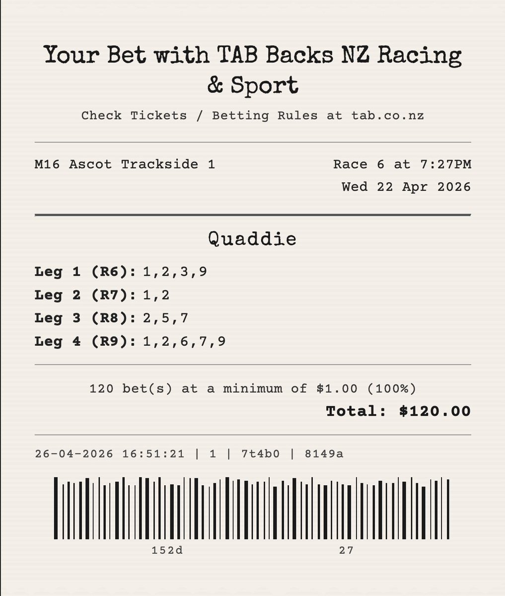 RailsRundown's tweet photo. Ascot Quaddie this Wednesday, EP 19 of RailsRundown will go live on https://t.co/BKGBRanonF at 7:22pm NZT to take in the action and discuss the upcoming weekend https://t.co/00WUjCWNwB