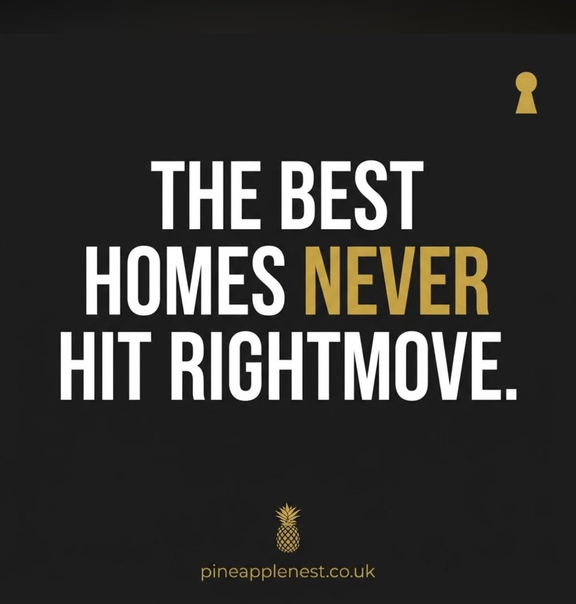 Off-market sales are quietly booming — the homes most buyers never even see.

On Pineapple Nest, sellers find you BEFORE the open market. If your profile matches, you get the first call.

Get seen. Free to join: pineapplenest.co.uk 🍍

#OffMarket #PropertyUK #PropertySearch