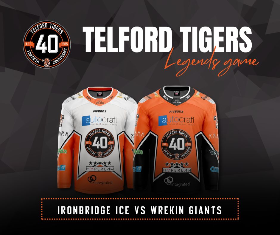 Telford_Tigers's tweet photo. ๐๐๐๐๐๐๐ ๐๐๐๐
The final countdown is on... Who will you be supporting on the night?! ๐งโฐ๏ธ ๐
Jersey auctions are live until 6pm Friday, get your bids in before it's too late!๐ฅ
๐ https://t.co/ch4KibPGyQ
๐๏ธ https://t.co/zAzjSjfFVB
#TelfordTigers | #TT40 https://t.co/VanX2XRVKb