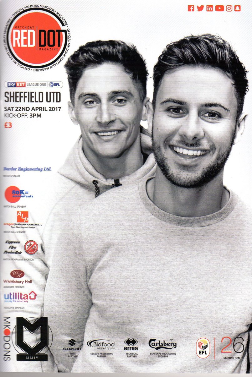 22nd April 2017 - Sheffield United beat MK Dons 3-0 #OnThisDay 9 years ago ⚔️

Leon Clarke &amp; Billy Sharp (2) scored at Stadium MK as Chris Wilder’s side were backed by 7,000+ #SUFC fans as Blades marched towards 100 points having already won the League 1 title 💯 #twitterblades