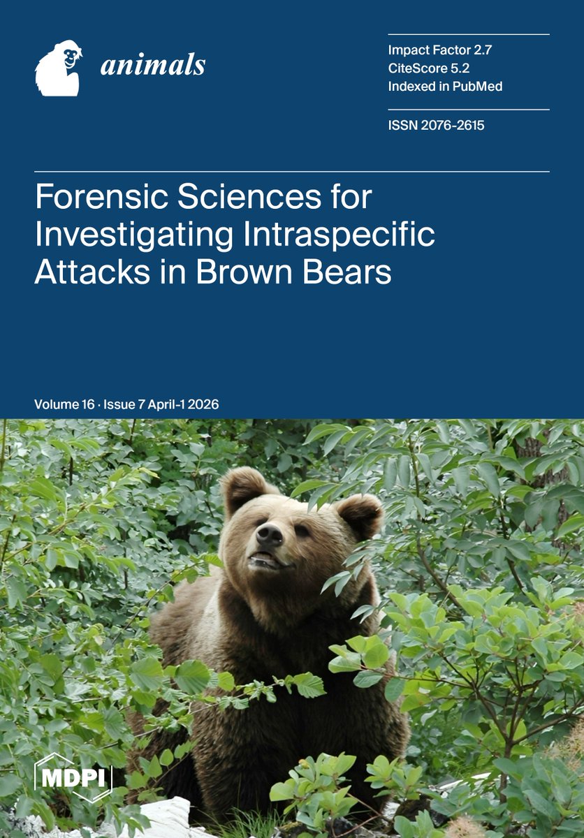 Animals_MDPI's tweet image. 📢 Volume 16, Issue 7 has been released!

Check out all published papers here: brnw.ch/21x1Oqz

#OpenAccess #MDPI #animals