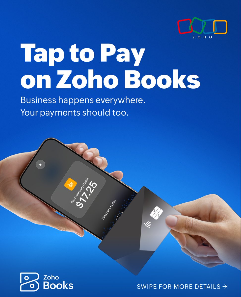 Zoho Books tweet media