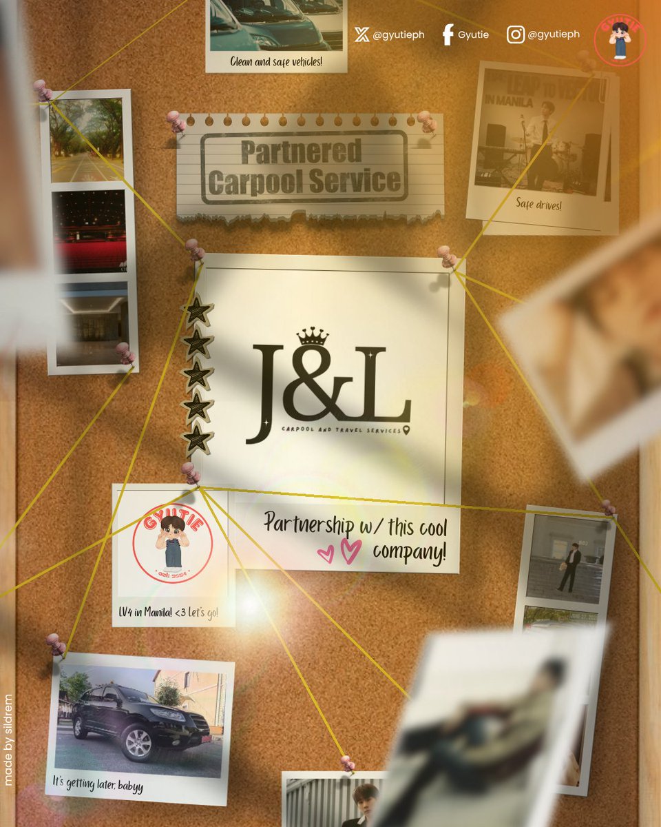 Having trouble thinking of how to commute to the concert venue? 🤔

No problem because we’re happy to announce our partnership with J&amp;L Carpool Travel Services! 🚗 Get ready for a smoother and convenient travel experience as you go all the way to the venue. ➡️🏢

You may check