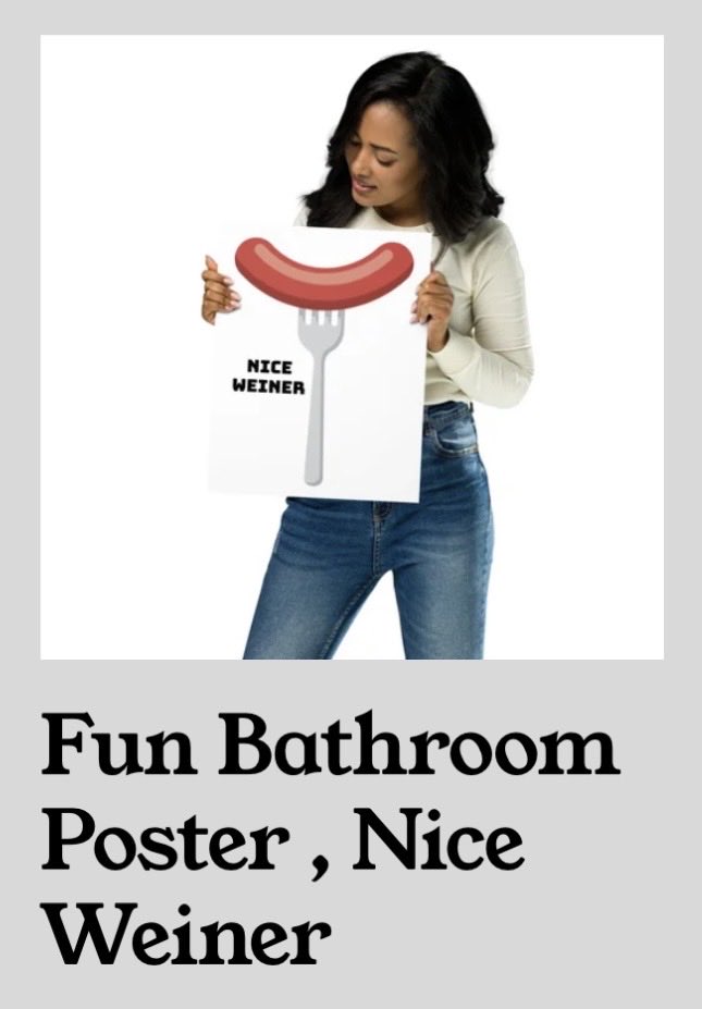 cozycottagebyp's tweet image. Funny Wall Poster , put out on the patio for bbq season or in the bathroom just because .
#Humour
#WallArt
#cozycottagebypenny.com
#Sillyseason