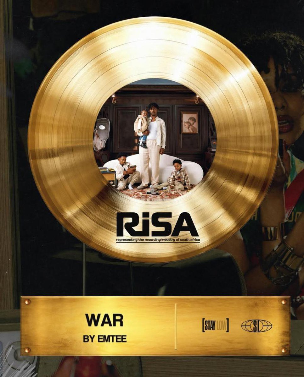 Emtee ‘WAR’ is certified GOLD🏆💿🏆
