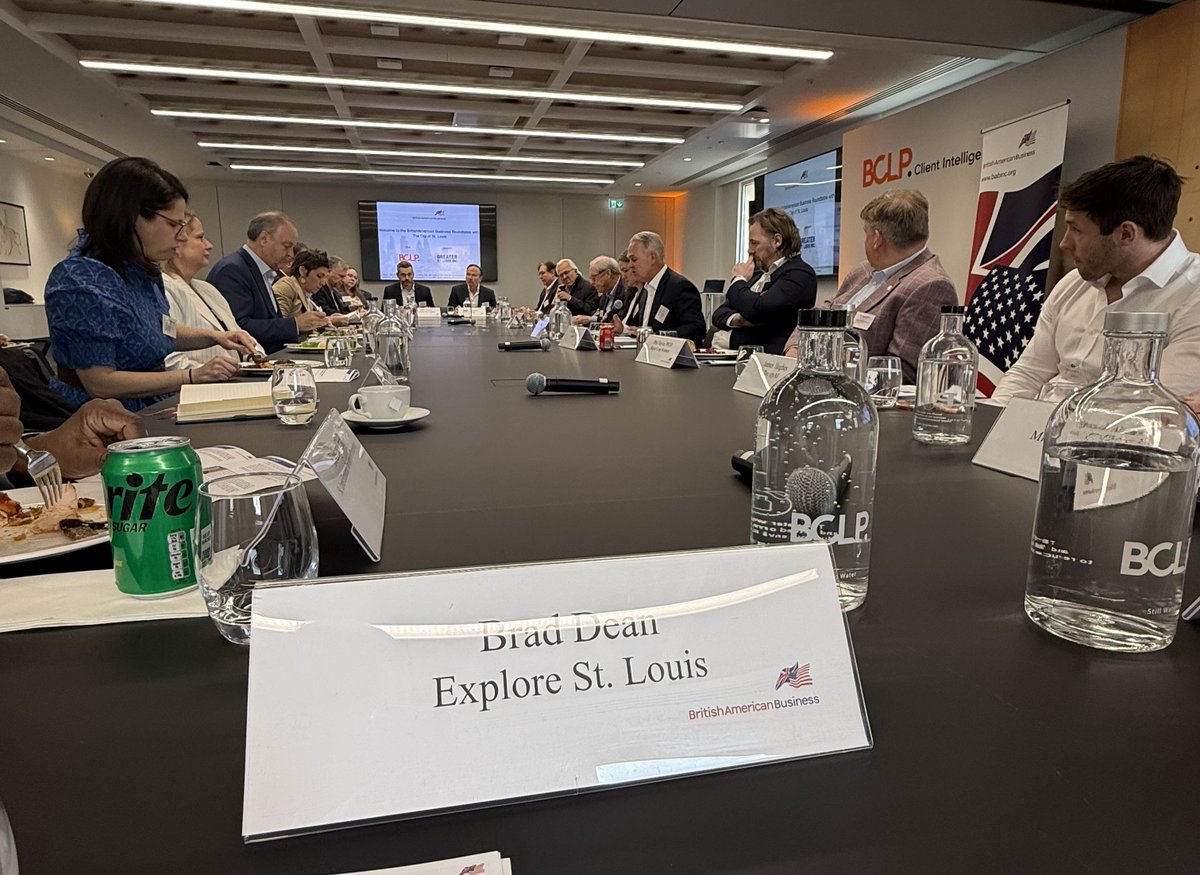 MrBradDean's tweet image. Heard this week in London: “the first 499 no’s didn’t matter.” - former Amb. Kevin O'Malley. #Strategy matters. #Execution matters. But #persistence is what turns both into results. #StLouis kept asking, pushing, refining to attract a @British_Airways nonstop flight … and