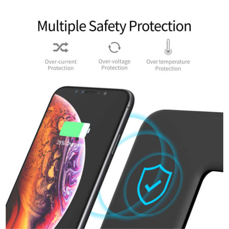 EOrangame's tweet photo. Are you tired of the hassle of tangled charging cables? Meet our stylish 3-in-1 Wireless Charger Stand! It simultaneously charges your iPhone/Android phone, AirPods, and iWatch! It supports 15W fast charging and features comprehensive safety protection. #OrangameElectronics; https://t.co/xG7Tatv2oG