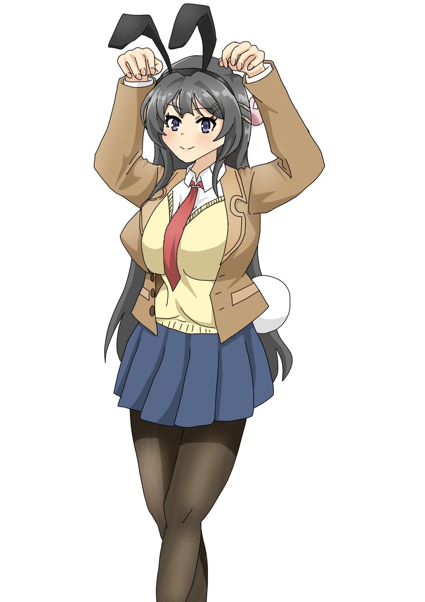 青ブタ #桜島麻衣 バニーガール先輩(制服ver)