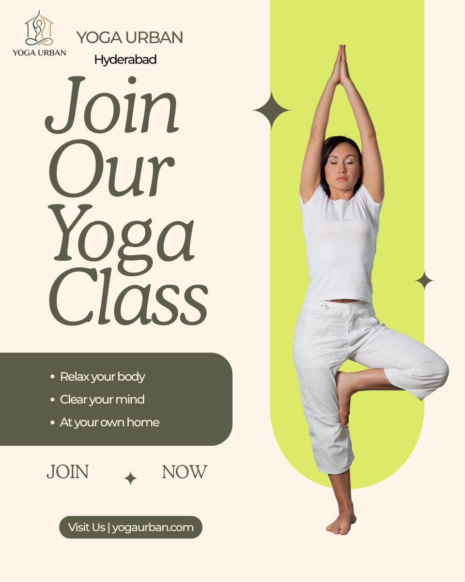 yogaurbanh2509's tweet image. Show up for yourself—even on the busy days.

With Yoga Urban Hyderabad, your practice adapts to you— bringing calm, strength, and clarity right to your home.

Because consistency starts with convenience.

#HealthyLivingIndia #FitnessFromHome #SelfCareRoutine #InnerPeaceJourney