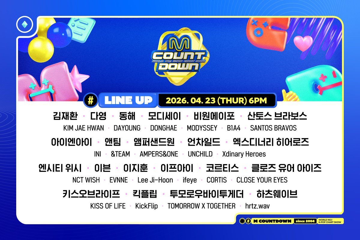 M COUNTDOWN tweet media