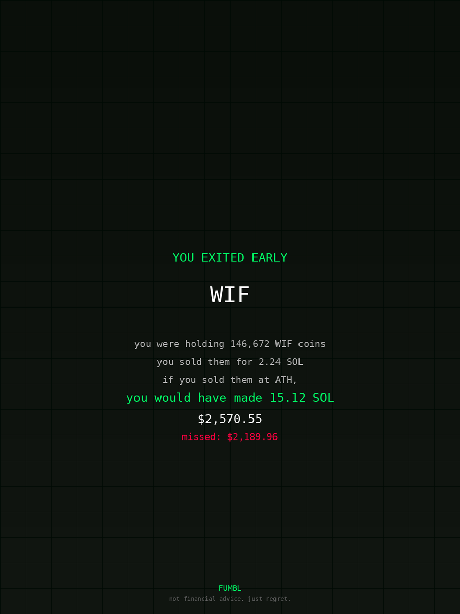 iksLurpee's tweet image. used fumbledbags.com to see how much i missed out on $WIF bro actually gonna crash out                               

gVMddMPrjWmeJHQVhsiNwpmem2mQgGNWAQ27cXncdex
#coinbase 
#faq