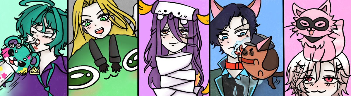 KeiQi0225's tweet image. Happy 6 months 💚🩶💜💙🩷
#EliasDrawborne #ARTkariel #Lockart #Caenvas #Katagallery #Lamentus