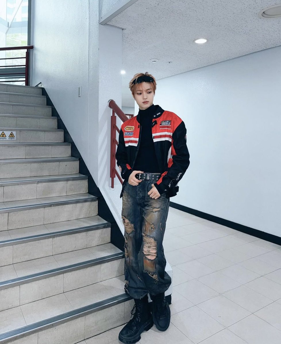 着画あり希少EVISUモノグラムライダース赤　HIPHOPBBOY