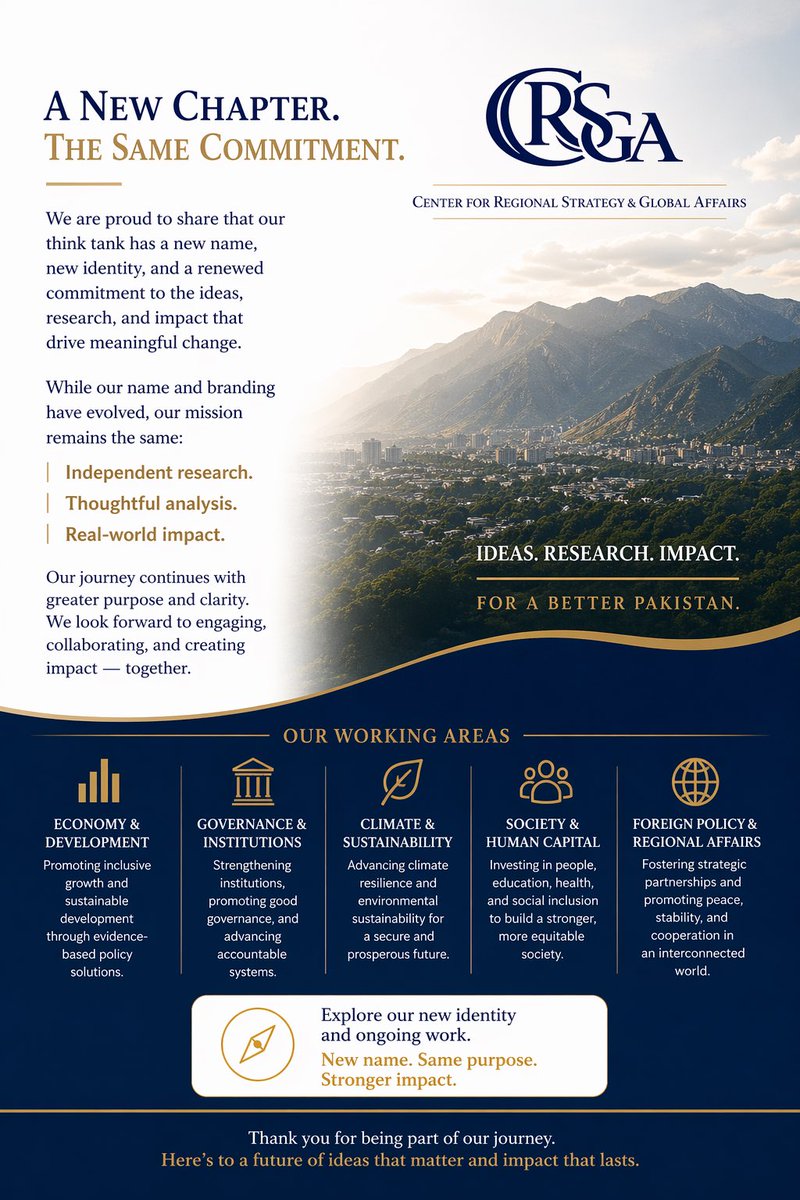 CRSGA |Center 4 Regional Strategy & Global Affairs tweet media